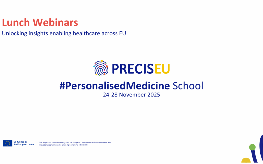 Register now: 2nd Edition of the PRECISEU PM School This November – Lunch Webinars